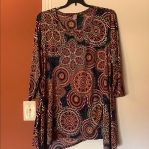 Paisley print tunic